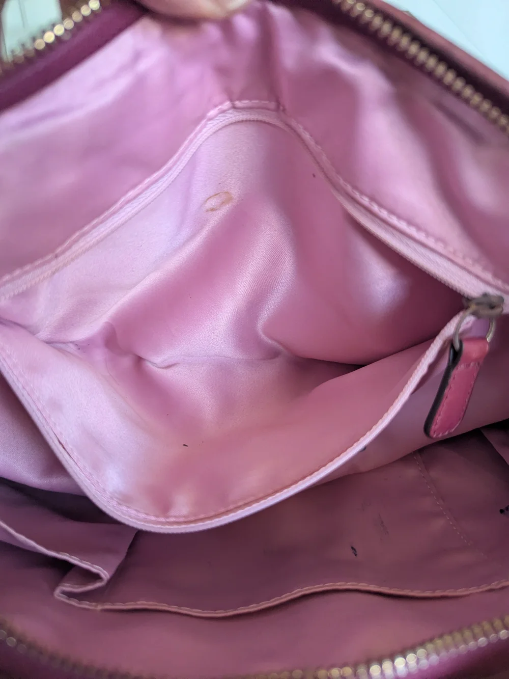 vintage Coach Ergo Signature Pleated Hobo Shoulder Bag
